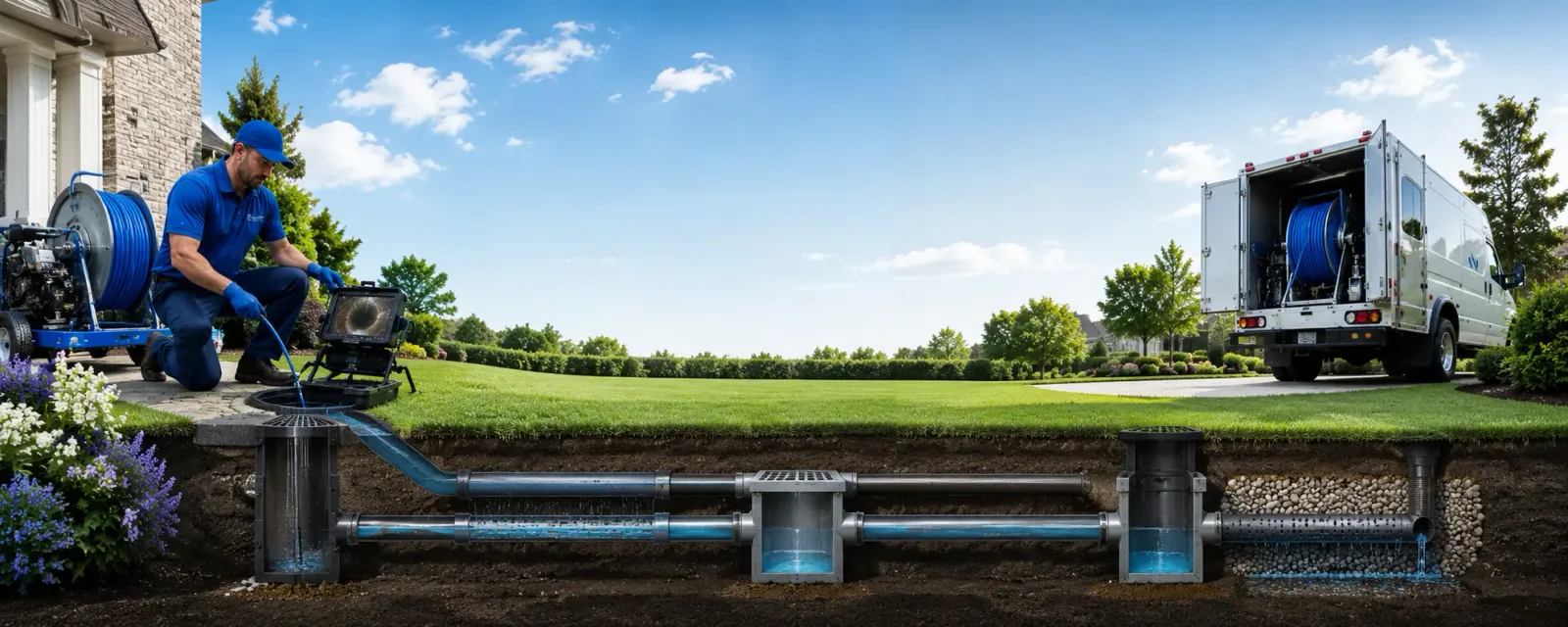 Outdoor drain cleaning information for East Bethany, NY